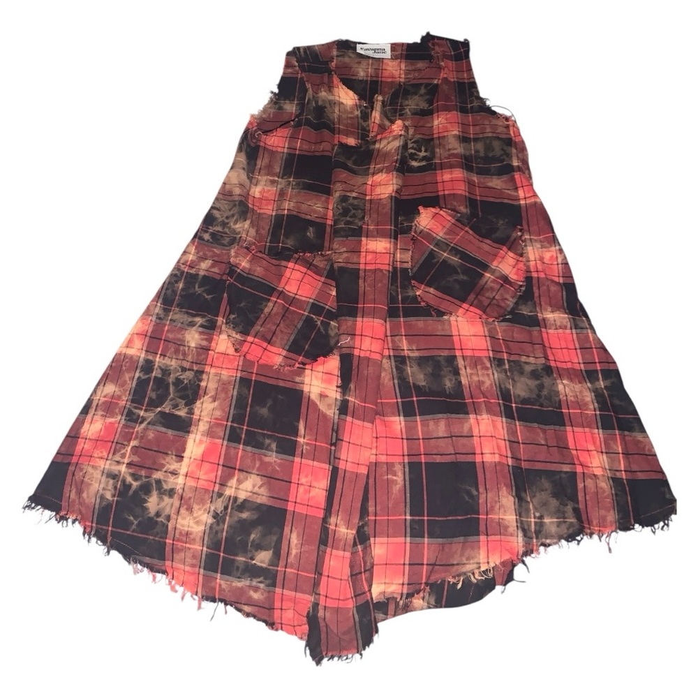 Savanna Jane Plaid Vest - Picture 3 of 6